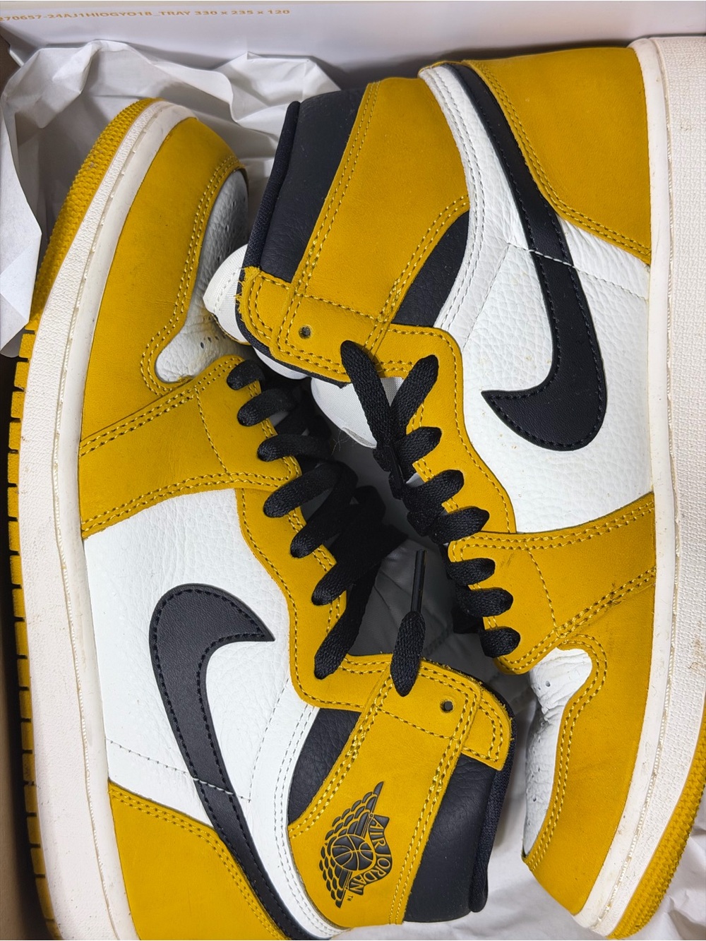 Air Jordan 1 Retro High OG Yellow Ochre Men’s 9.5 DZ5485-701 w/ Box